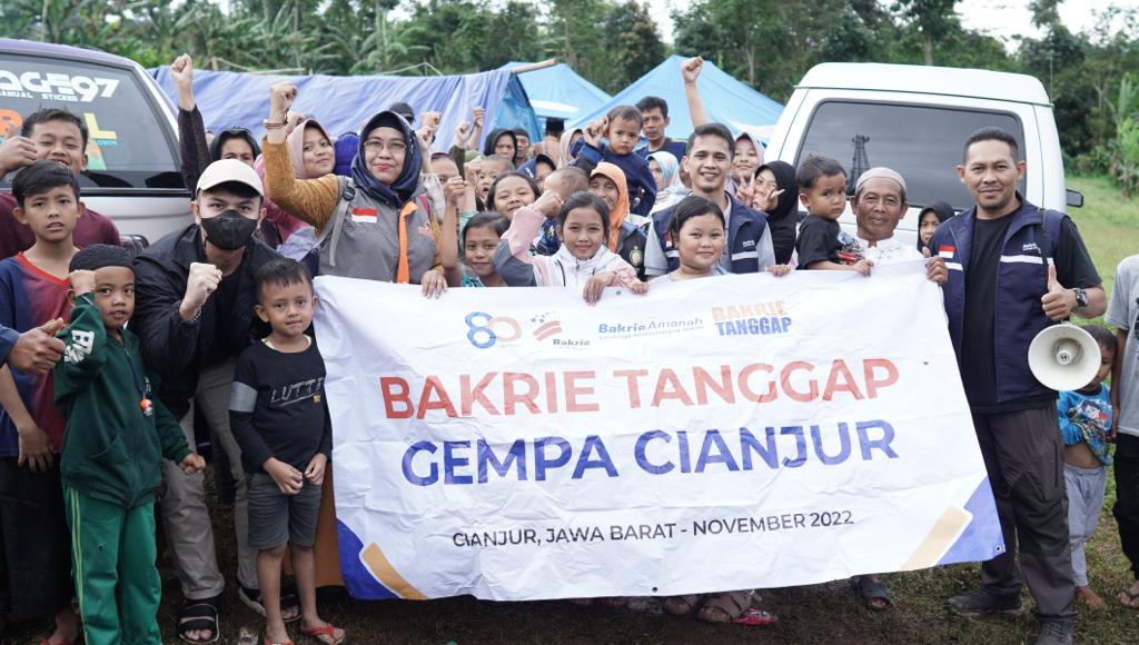 Bantuan Bakrie Group untuk Korban Bencana Gempa Cianjur